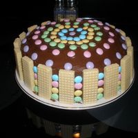 Just For Fun My neice stayed the weekend and we decided to make a cake and this is what we made. Nothing great but just fun to do.