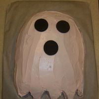 Ghost Cake I made this for fun around Halloween