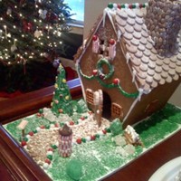 Gingerbread Day 2009 Every year I bake & build 15-20 gingerbread houses and invite my girlfriends over to decorate. Each place setting is set up with a...