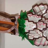 Birthday Cookie Bouquet Cookie bouquet I made for my mother-in-laws birthday. Martha Stewart chocolate cookies with GeminiRJ glaze icing. Thank you to all of those...