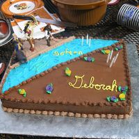 Mother/son Cake This cake was made for a woman and her three-year-old son who were celebrating their birthdays together. The little boy loves all things...