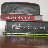 Brad's Books This cake was for my husband who is a student at a seminary.