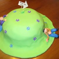 Father And Son Over The Hill I made this cake for my brother and father whose birthdays are 2 days apart. My brother was turning 39 - so he's almost at the top of...