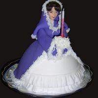 Snow Princess This was made in Dec '07 for my daughter's ninth birthday. This was modeled after the Snow Princess doll cake from the 1988...