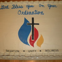 Pastor Ordination Buttercream/Fondant Decorations, Religion