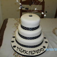 Gemma's 18Th Birthday Cake I made this for my youngest daughters 18th birthday yesterday it is 10, 8 and 6" tiers. Fondant covered HD Sponges, top tier chocolate...