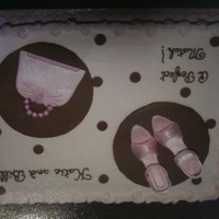 Perfect Match Cake with Buttercream and fondant accents.