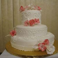 Confirmation Cake I made this cake for my nieces confirmation.