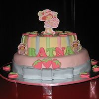 Strawberry Shortcake Birthday Cake 
