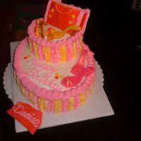 Diana And Shoe Shopping This was for someone's birthday who loved to shop. The cake is a golden butter cake with apricot filling and buttercream icing and the...