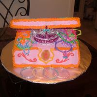 Pretty Little "jewels" For Ariel Jewelry box full of "jewels" and a tiara for the birthday princess Ariel. Golden butter with buttercream filling and icing. The...