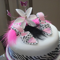 Shoes! sugarpaste zebra patterned shoes, all girly girly!