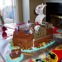 Pirate Ship Pirate ship for my son's 4th Birthday.