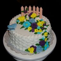 Spring Flowers This cake was done in class. This was the last day when we put color flow patterns, basket weave technique and all the flowers from the...