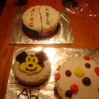 Threesome I had to do all three of these cakes for one big birthday party. Look at the following couple of pics to see them more up close.