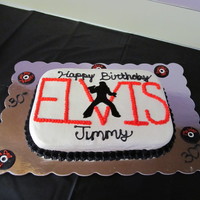 Birthday Cake For A Elvis Fan 