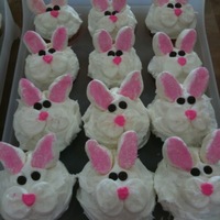 Bunny Cupcakes Bunny cupcakes for class party