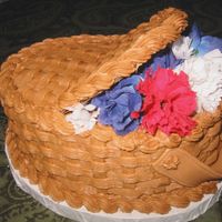 July Basket We had a church function this September with the theme of "Faith, Freedom, and Liberty. I just had to try one of these basket cakes...