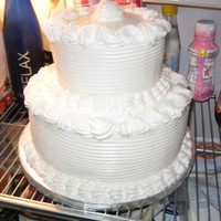 4 Hour Wedding Cake This is a vanilla with lemon and raspberry cake that i made in 4 hours on a sunday night to bring to work on monday for a coworker that got...