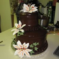 Ganache Anniversary Cake All ganache all the time!