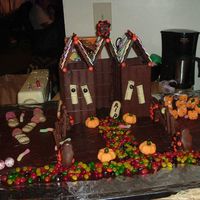 Chocolate Haunted House Just a little haunted house I did, all out of candy.