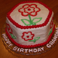 Embroidery Cake Made this for my Grandmothers 93rd birthday. Red velvet and cream cheese icing.