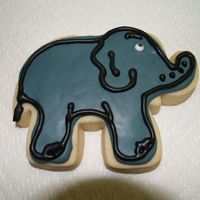 Elephant an elephant for a birthday boy