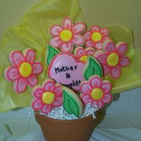 A Bouquet Of Flower For Mother & Daughter Sugar cookies specially made for a mother and daughter event.