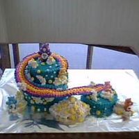 Care Bears On Cloud 9 This is by far my biggest feat yet and I love it. My structural engineer sister was in town (thank God!) and saved the day. The 2 cakes are...