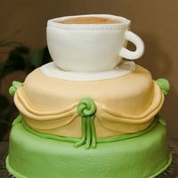 Latte Cake this cake was for the opening of the coffee shop at our church. it is my fourth cake I've EVER done! it was fun! The top layer was...