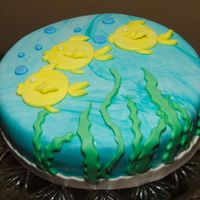 Phillip's Birthday Fish I made this for my husband's birthday. this was my THIRD cake! He came home from work and said, "honey...I can make dinner...