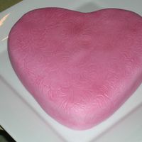 Valentine's For Mil I made this cake for my mother in law. she gave me this heart pan, so I thanked her by baking a cake! Cake #5!