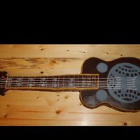 Dobro Groom Cake This is an exact replica of the groom's dobro. Cake is chocolate with fudge icing, buttercream accents, and fondant accents. I used a...