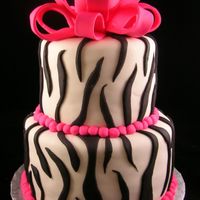 Zebra Cake My friend asked me to make an animal print cake for her cousin's birthday......I decided to do zebra this time inspired by so many of...