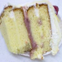 Inside Of The Lemon Raspberry Cake thought I would share a picture of the inside of the cake...
