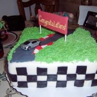 Race Car Graduation Cake Just another view