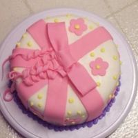 First Fondant Cake This was so much fun! I can't wait to try another one!