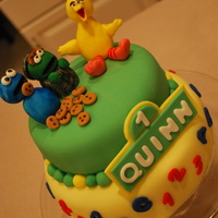 1St Birthday Sesame Street Cake 