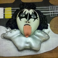 Gene Simmons Kiss Cake 