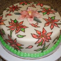 Poinsettia Cake Made for my family this Christmas, it's butter cake with raspberry buttercream filling. This is my version of a Collette Cake, but I...