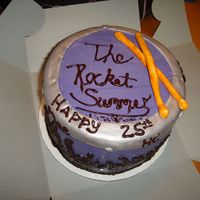 Band Cake I made this for my sister who loves music, so I made a drum cake. Cake is funfetti cake with vanilla pudding filling. Buttercream with...