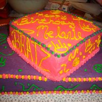 Bratz Cake I made this for a little girl who likes Bratz. I am really bad at transfers so I made this.