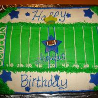 Cowboys Birthday I got the idea for this cake from dreamer61352 thanks, thought hers is much better It was for a birthday for a man who loves the cowboys.