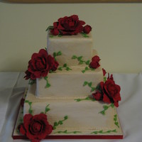 Peonies buttercream, gumpaste peonies