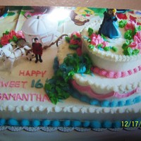 Sweet 16 This was made for my niece who loves the princesses.