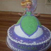 Tinkerbell I searched for different ideas for this cake, and came up with this. Its a mix of different looks i took from your photos. Thanks.