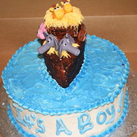 Noahs Ark Buttercream Icing, Fondant Accents