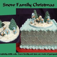 Snow Family Christmas This cake topper was made using Aine2's tutorial. Thank you Aine2. I have never been happier with a cake. I just fell in love with...