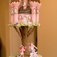 Flower Fairy Birthday My 6-year-old daughter requested a flower fairy birthday party. This is what we came up with for her cake. It was inspired by the fairy...