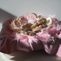 Pink And White Cookies Cookies for a cake sale at school. My daughter loved the pink!!!